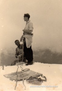 In vetta all'Adamello_1945